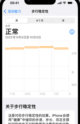 蓬莱iPhone手机维修如何在iPhone开启'步行稳定性通知'