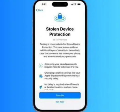 蓬莱苹果授权维修店分享被盗设备保护功能开启方法 