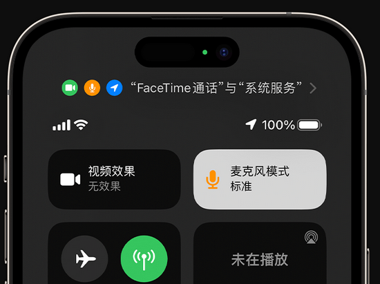 蓬莱苹果授权维修网点分享iPhone在通话时让你的声音更清晰 