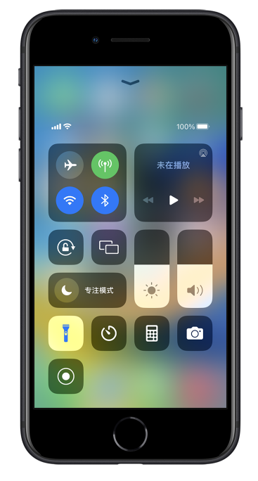 蓬莱苹果14维修分享苹果iPhone 14 Pro手电筒开启方法 