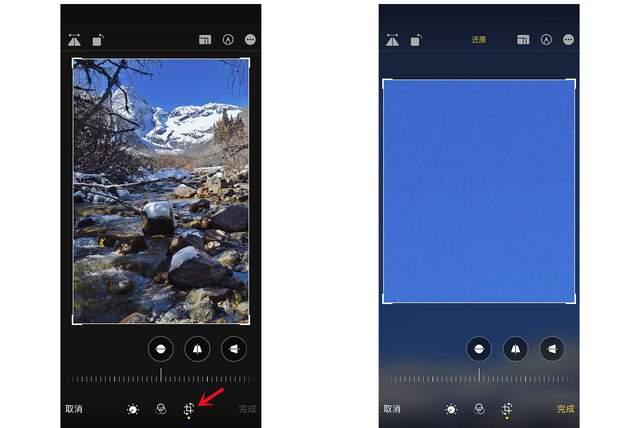 蓬莱苹果手机维修分享iPhone手机如何使用裁剪功能隐藏照片 