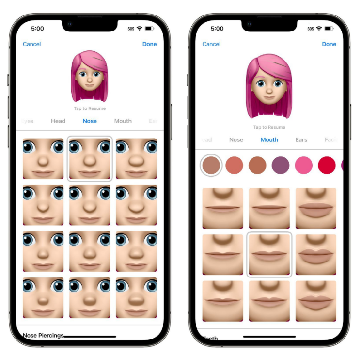 蓬莱苹果手机维修分享​iOS 16中的拟我表情有了哪些变化和升级 
