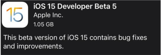 蓬莱苹果手机维修分享如何升级到iOS15.0 beta5 
