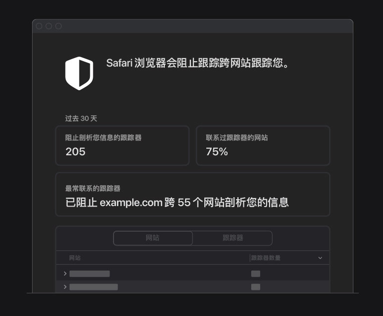 蓬莱苹果手机维修分享如何在 Safari 浏览器中查看和打开隐私报告 